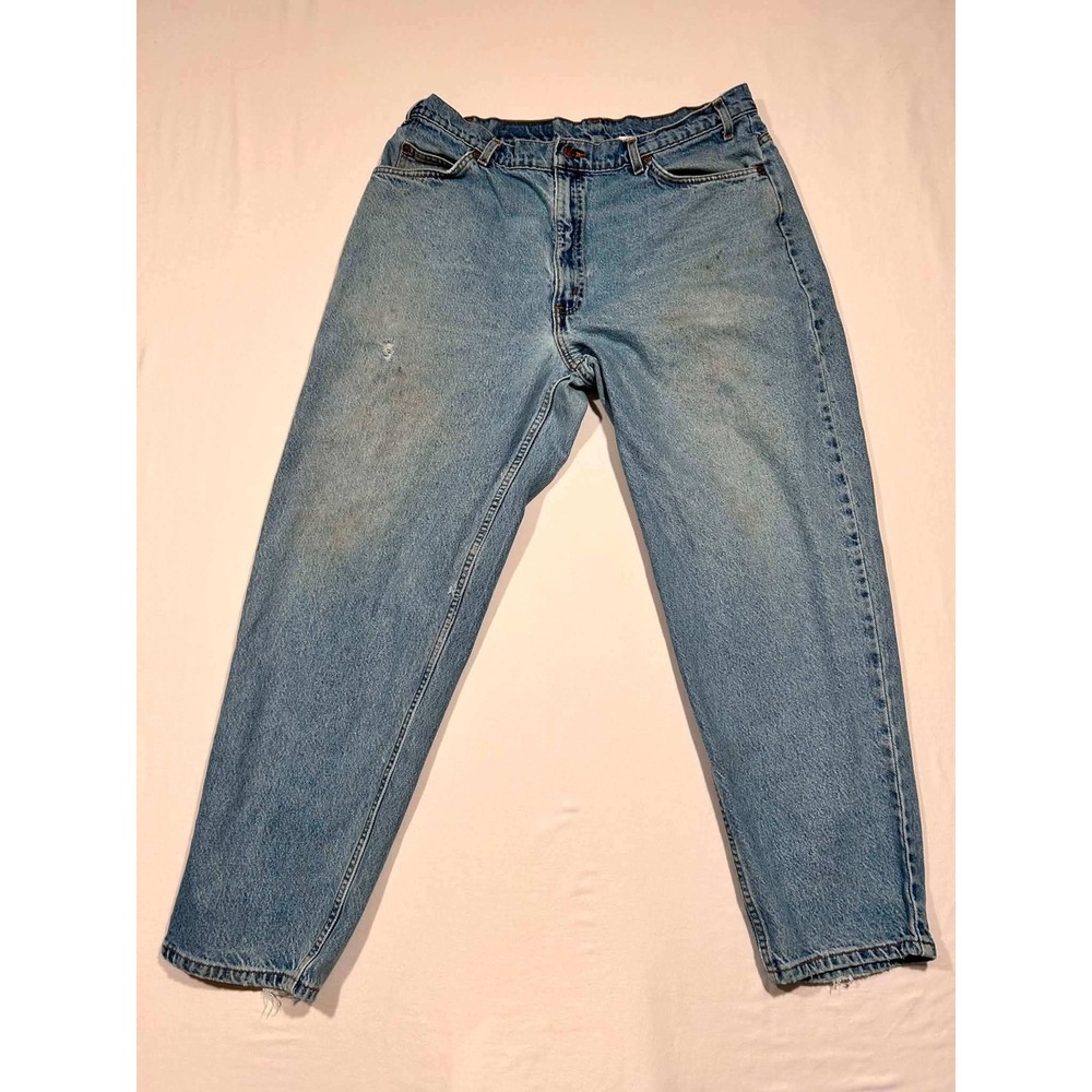 Vintage‎ Levis 560 Orange Tab Loose Fit Tapered Leg Light Wash Jeans 36x30